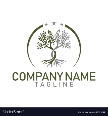 tree icon logo design with format