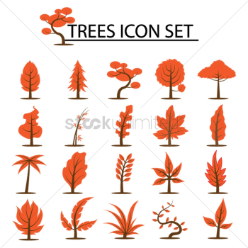 Tree icon set Tree icon set