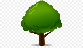 Tree Leaf Deciduous Evergreen Emoji - poodle 