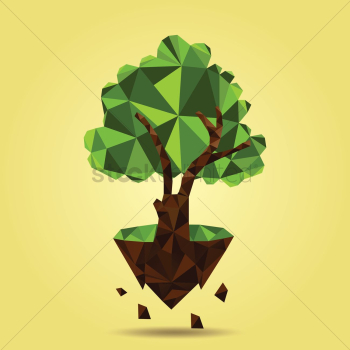 Tree on floating island Tree on floating island