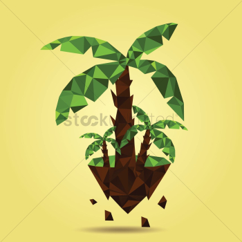 Tree on floating island Tree on floating island