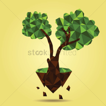 Tree on floating island Tree on floating island