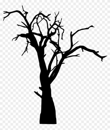 Tree Silhouette Vector Free Download - Dead Tree Silhouette