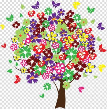 Tree Watercolor painting Desktop , cartoon tree transparent background PNG clipart
