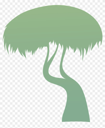 Trees Green Silhouette Plants Png Image - Tree