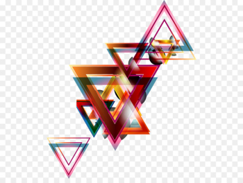 Triangle Clip art - Trend triangle element Triangle Clip art - Trend triangle element