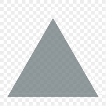 Triangle geometric shape png sticker, | Free PNG - rawpixel