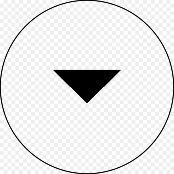 Triangle Point Circle Font - dropdown streamer 