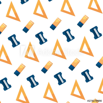 triangle rule with eraser and sharpener pattern triangle rule with eraser and sharpener pattern