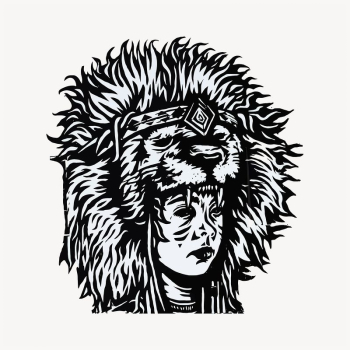 Tribal shaman illustration clipart vector. | Free Vector - rawpixel Tribal shaman illustration clipart vector. | Free Vector - rawpixel