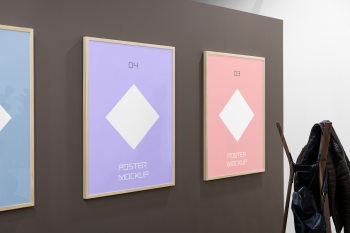 Triple Poster Mockups 04 03 poster poster mockup mockup 