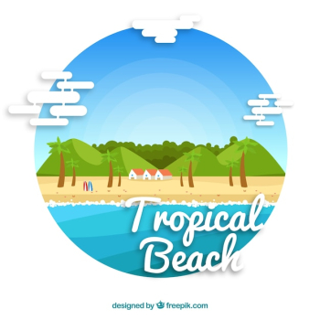 Tropical beach background Tropical beach background