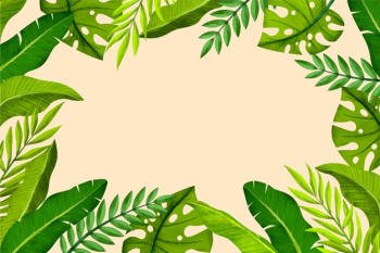 Tropical green leaves background Free Vector Tropical green leaves background Free Vector