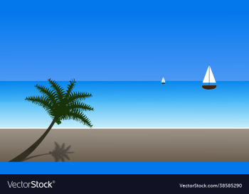 tropical island with trees tropical island with trees