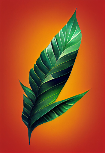 tropical leaf poster tropical leaf poster