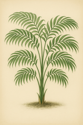 Tropical Palm Tree Illustration Tropical Palm Tree Illustration