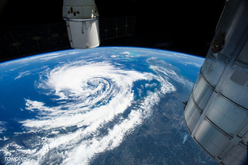 Tropical Storm Anna taken from the Internatio.. | Free public domain photo - 440363