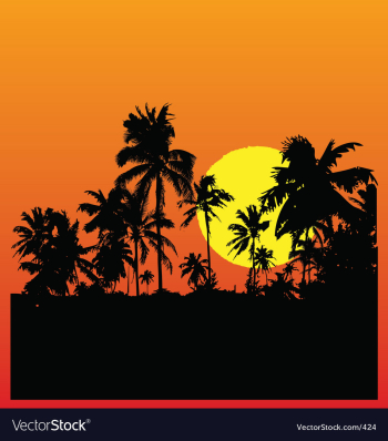 Tropical vector image Tropical vector image