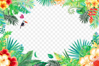Tropics Tropical rainforest - Summer Flowers and Birds Tropics Tropical rainforest - Summer Flowers and Birds