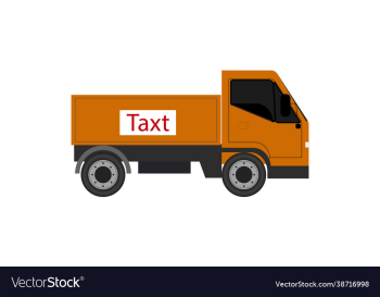 truck isolated on white template truck isolated on white template