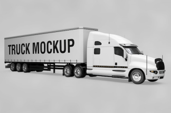 Truck mockup Truck mockup