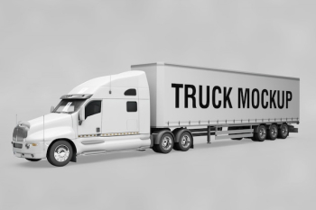 Truck mockup Truck mockup