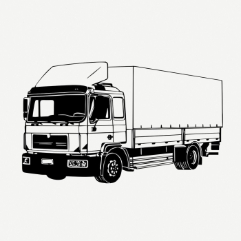 Truck & transportation illustration psd. | Free PSD - rawpixel Truck & transportation illustration psd. | Free PSD - rawpixel