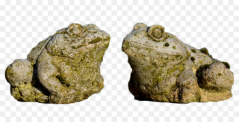 True frog Toad - Two frogs stone pier like True frog Toad - Two frogs stone pier like