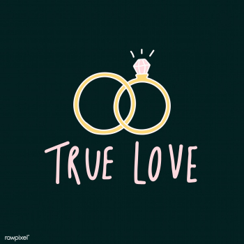 True love typography with wedding rings vecto.. | Free stock vector - 519748 True love typography with wedding rings vecto.. | Free stock vector - 519748