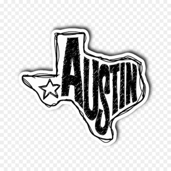 Tshirt, Austin, Sticker, Logo, Blackandwhite PNG Tshirt, Austin, Sticker, Logo, Blackandwhite PNG