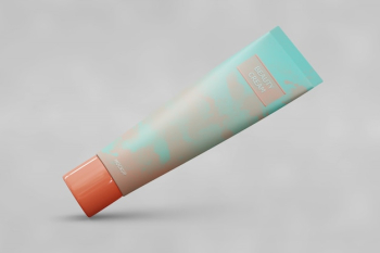 Tube packaging mockup Tube packaging mockup