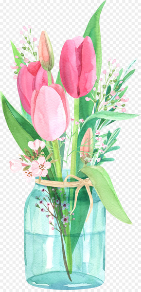 Tulip Floral design Flower - Jars and tulips Tulip Floral design Flower - Jars and tulips