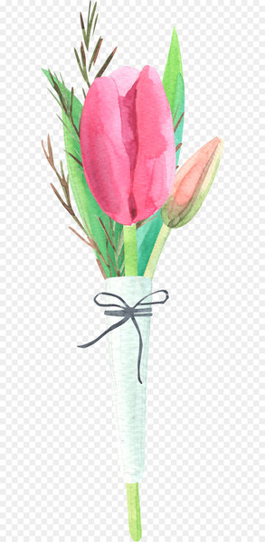 Tulip Flower Floral design - Bow and tulips Tulip Flower Floral design - Bow and tulips