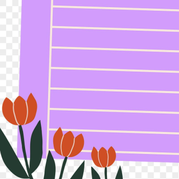 Tulip flowers png sticker, transparent | Free PNG - rawpixel