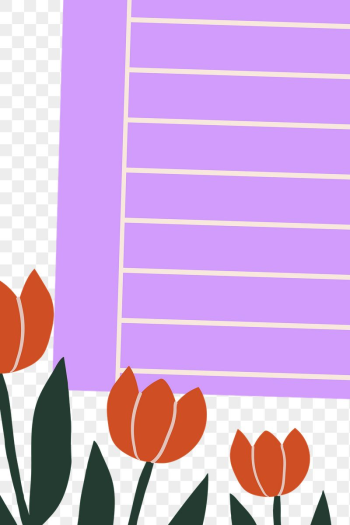 Tulip flowers png sticker, transparent | Free PNG - rawpixel