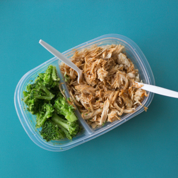 Tuna Salad on Transparent Lunch Pack Tuna Salad on Transparent Lunch Pack