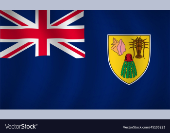 turk and caicos flag background