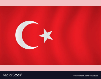 turkey flag background