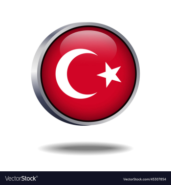 turkey flag button turkey flag button