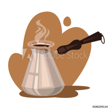 Turkish coffee making Turkish coffee making