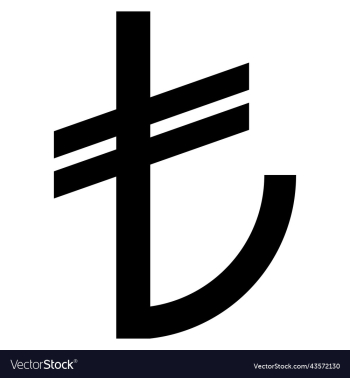 turkish lira try currency sign black silhouette turkish lira try currency sign black silhouette