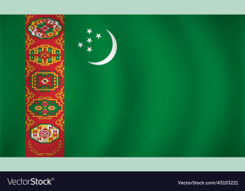 turkmenistan flag background