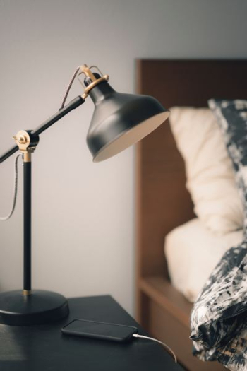 turned off black task lamp turned off black task lamp