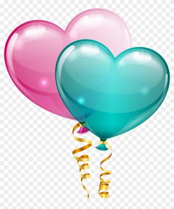 Turquoise Clipart Balloon - Happy Birthday Balloons Png