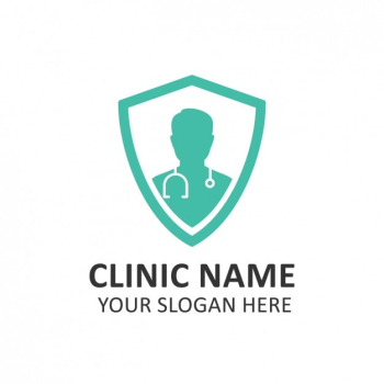 Turquoise Hospital Logo Template Turquoise Hospital Logo Template