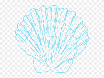 Free: Turquoise Shell Opaque Clip Art At Clker - Seashell Wedding Clip ...