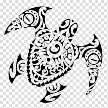 Turtle Polynesia Māori people Tattoo Samoans, turtle transparent background PNG clipart