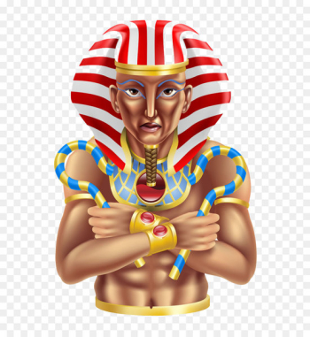 Tutankhamun Ancient Egypt Pharaoh Cartoon - Egypt creative character design 