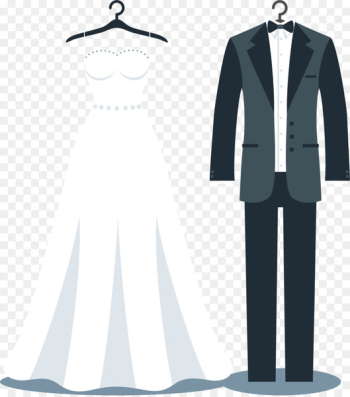 Tuxedo Wedding dress Suit Bride - Suit vector Tuxedo Wedding dress Suit Bride - Suit vector