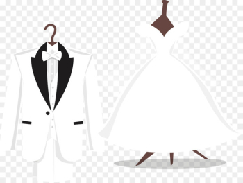 Tuxedo Wedding dress Suit - Vector wedding Tuxedo Wedding dress Suit - Vector wedding